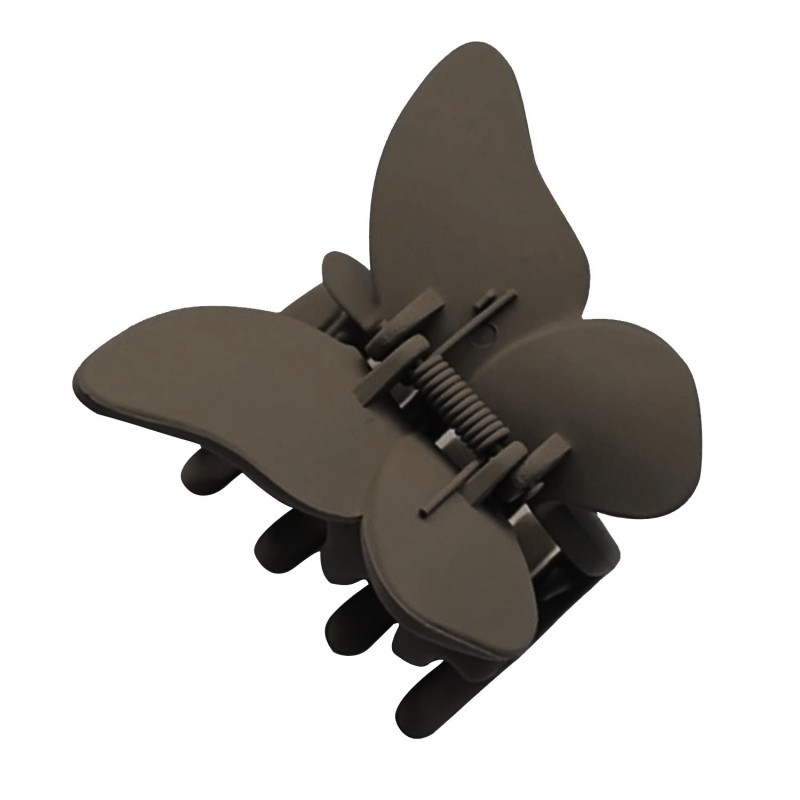 Haarkralle, Haarklammer Schmetterling Braun