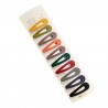 10 Stück Haarspangen Multicolor