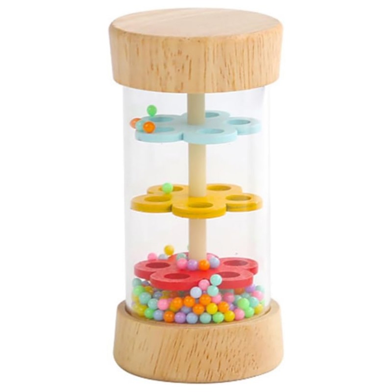 Rassel Regenmacher-Spielzeug aus Holz