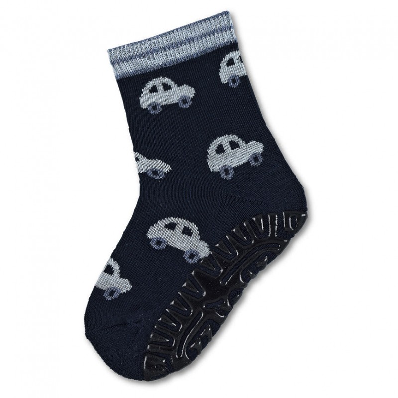 Sterntaler Socken Fliesen Flitzer AIR, Grösse 21-22 18-24 Monate Auto Blau