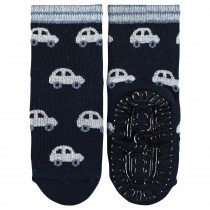 Sterntaler Socken Fliesen Flitzer AIR, Grösse 21-22 18-24 Monate Auto Blau