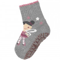 Sterntaler Socken Fliesen Flitzer AIR, Grösse 21-22 18-24 Monate Fee Grau