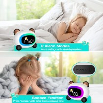 Digitaler Kinderwecker, Schlaftrainer Panda