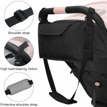 Kinderwagentasche, Stossertasche Schwarz