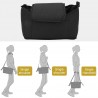 Kinderwagentasche, Stossertasche Schwarz