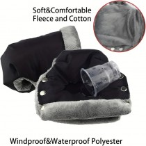 Fleece Handschuhe für den Kinderwagen, Handwärmer