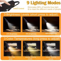 LED-Leselicht, Nackenlampe, Leselampe, Halsleselampe