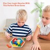Hexagon Holzpuzzles 10-teilig