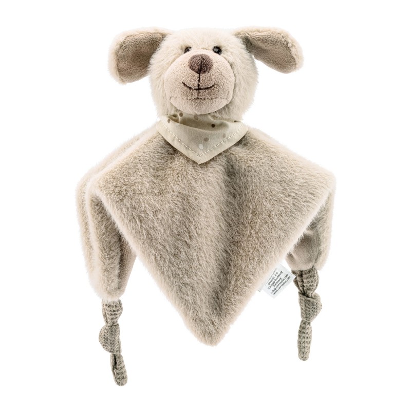 Sterntaler Schmusetuch Hund Lucky in graubeige, 21cm
