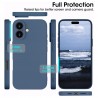 Silikon Hülle für iPhone 16 Plus Blau