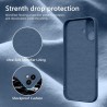 Silikon Hülle für iPhone 16 Plus Blau