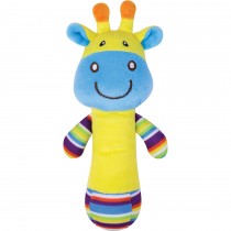 Spielmaus Babyrassel Soft mit Griff Giraffe