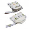 2 Stück Wetbag Windeltasche Set 19x24cm + 22x15cm Safari