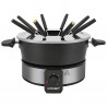 Cloer elektrisches Fondue-Set mit farblich markierten Gabeln für 8 Personen