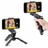 360° drehbares Smartphone Stativ mit Griff, Stabilisator Desktop Tischständer