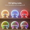 Multifunktionale Nachttischlampe, kabelloses Ladegerät, LED-Nachtlicht, Wecker