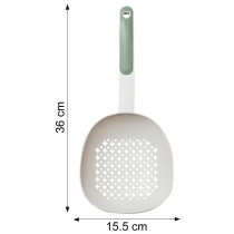 Küchensieb, Sieblöffel, Abtropfsieb Kochsiebkelle Grün