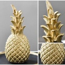 Goldene Ananas Dekoration 23cm