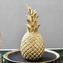 Goldene Ananas Dekoration 23cm