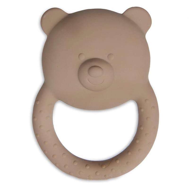 Jollein Beissring Naturkautschuk Teddy Bear Biscuit