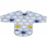 Kushies Lätzchen mit Ärmel CleanBib 6-12 Monate Wale