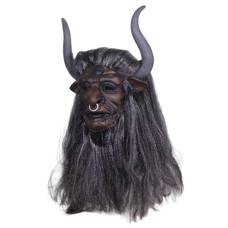Silikonmaske Satyr Dämon