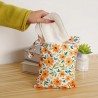2 Stück Wetbag Windeltasche Set 19x25 cm Spring Flowers