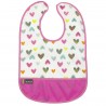 Kushies Lätzchen ohne Ärmel CleanBib ab 12 Monate Herzen