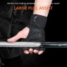 Fitness-Handschuhe mit Handgelenkbandagen und Silikongel Grösse S