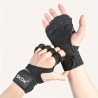 Fitness-Handschuhe mit Handgelenkbandagen und Silikongel Grösse S