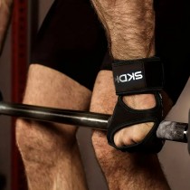 Fitness-Handschuhe mit Handgelenkbandagen und Silikongel Grösse S