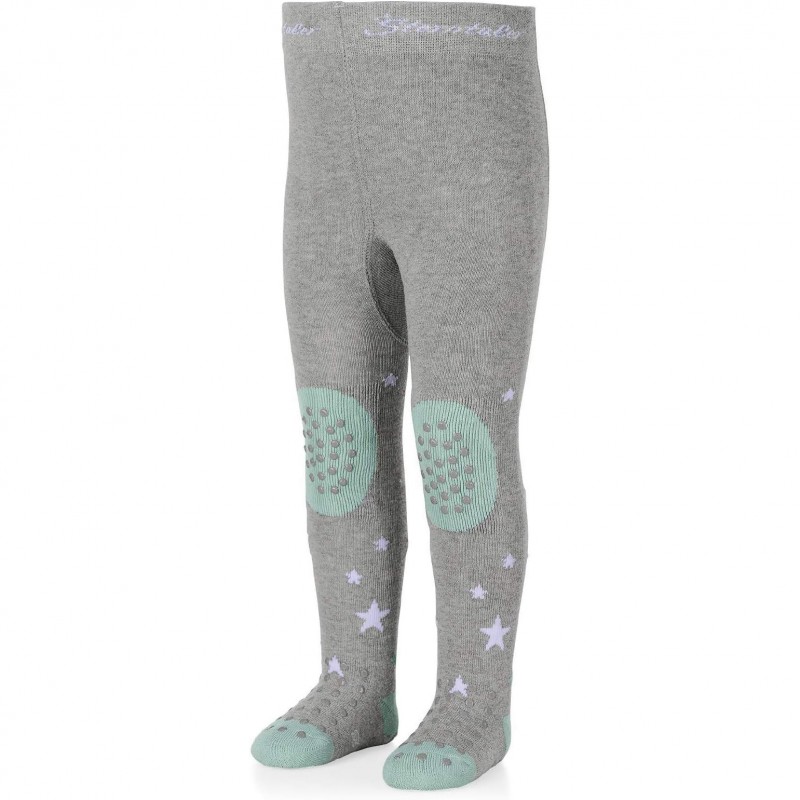 Sterntaler Krabbelstrumpfhose, Grösse 74 6-9 Monate Grau Stanley