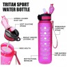 Trinkflasche auslaufsicher mit 1000 ml Pink Rosa