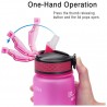 Trinkflasche auslaufsicher mit 1000 ml Pink Rosa