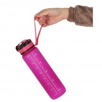 Trinkflasche auslaufsicher mit 1000 ml Pink Rosa