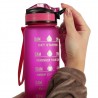 Trinkflasche auslaufsicher mit 1000 ml Pink Rosa