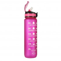Trinkflasche auslaufsicher mit 1000 ml Pink Rosa