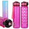 Trinkflasche auslaufsicher mit 1000 ml Pink Rosa