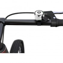 Fahrradklingel aus Aluminium Silber