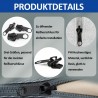 6 Stück Ersatz-Reissverschlussschiebe, Reissverschluss Ersatz Zipper, Reparaturset für Reissverschlüsse in 3 Grössen Schwarz