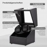 Uhrenbeweger für 2 Uhren, Watchwinder Black