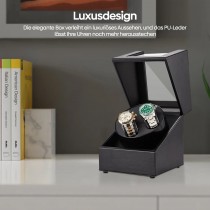 Uhrenbeweger für 2 Uhren, Watchwinder Black