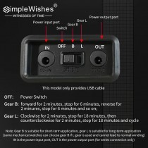 Uhrenbeweger für 2 Uhren, Watchwinder Black