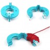 Pompom Maker, Pompons Bastelset, Bommelmacher 4 Stück