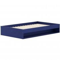 Flexa Grow Bett mit Regal, 120x200 cm Sapphire Blue