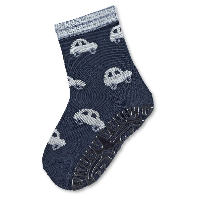 Sterntaler Socken Fliesen Flitzer AIR, Grösse 19-20 9-12 Monate Autos Marine