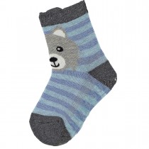 Sterntaler Socken Fliesen Flitzer AIR, Grösse 17-18 6-12 Monate Wolf