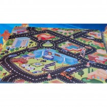 Roadblaster Spielteppich 80x70cm, mit Auto und Zubehör