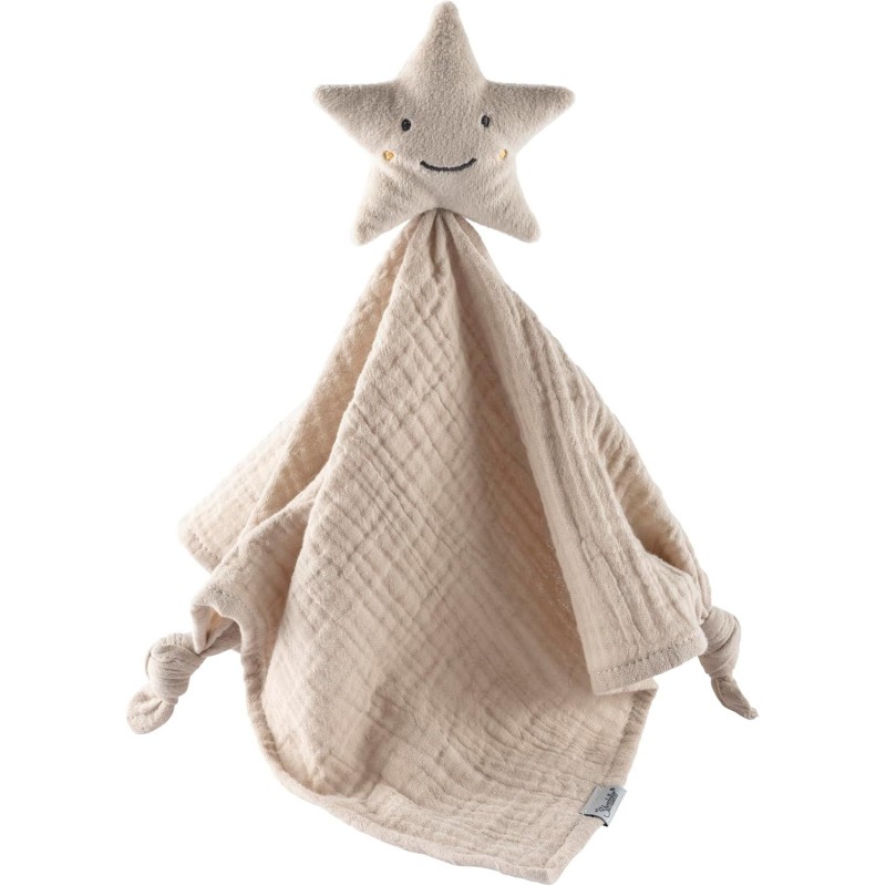 Sterntaler Schmusetuch Himmelskörper Stern Beige