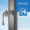 Reer WinLock Fenster- und Balkontürsicherung, anthrazit, 3 Stück